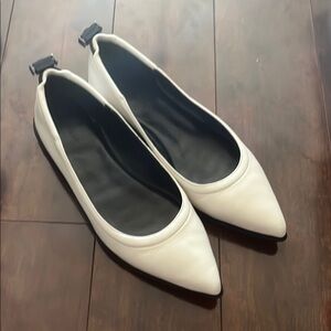 Vince Camuto White Flats